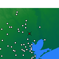 Nearby Forecast Locations - Crosby - mapa