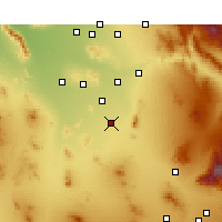 Nearby Forecast Locations - Eloy - mapa