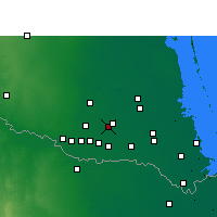 Nearby Forecast Locations - Elsa - mapa