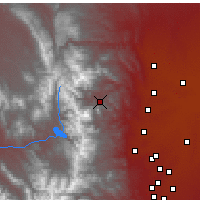 Nearby Forecast Locations - Estes Park - mapa