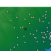 Nearby Forecast Locations - Katy - mapa