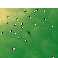 Nearby Forecast Locations - La Vernia - mapa