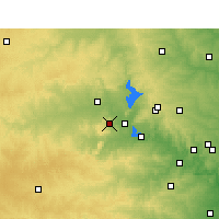 Nearby Forecast Locations - Llano - mapa