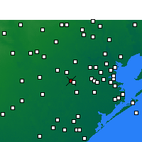 Nearby Forecast Locations - Missouri City - mapa