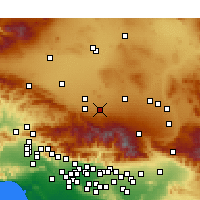 Nearby Forecast Locations - Lake Los Angeles - mapa