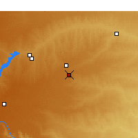 Nearby Forecast Locations - Pampa - mapa