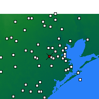 Nearby Forecast Locations - Pearland - mapa