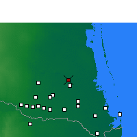Nearby Forecast Locations - Raymondville - mapa