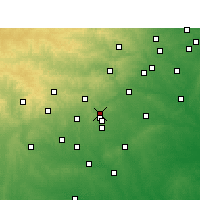 Nearby Forecast Locations - Schertz - mapa