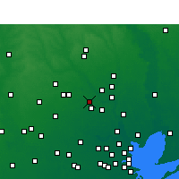Nearby Forecast Locations - Spring - mapa