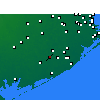 Nearby Forecast Locations - Sweeny - mapa