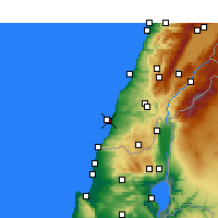 Nearby Forecast Locations - Tyr - mapa