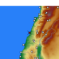 Nearby Forecast Locations - Sydon - mapa