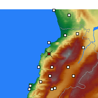 Nearby Forecast Locations - Amjun - mapa