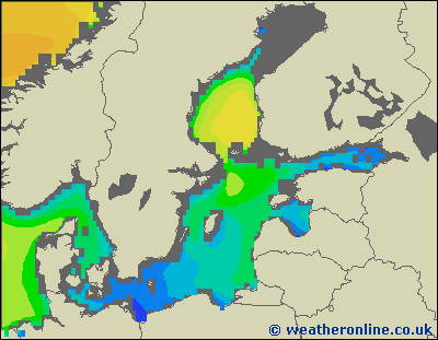 Morze Bałtyckie S - wysokości fali morskiej - wto., 20.03. 07:00 CET