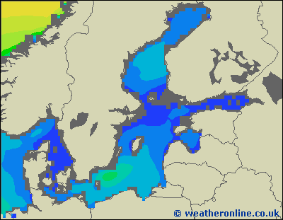 Morze Bałtyckie SE - wysokości fali morskiej - so., 26.05. 08:00 CEST