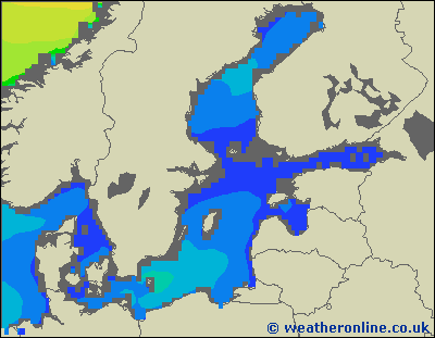 Morze Bałtyckie SE - wysokości fali morskiej - so., 26.05. 14:00 CEST