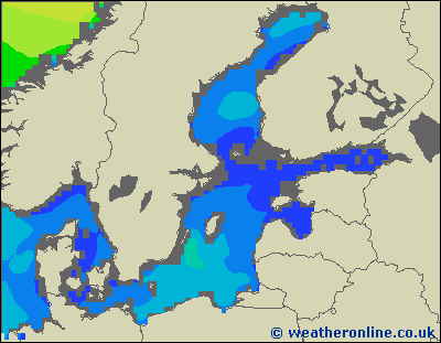 Morze Bałtyckie SE - wysokości fali morskiej - so., 26.05. 20:00 CEST