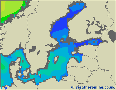 Morze Bałtyckie SE - wysokości fali morskiej - pon., 28.05. 02:00 CEST