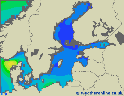 Morze Bałtyckie S - wysokości fali morskiej - pt., 20.07. 02:00 CEST