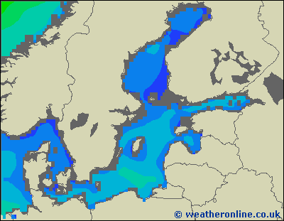 Morze Bałtyckie SE - wysokości fali morskiej - pon., 20.05. 02:00 CEST