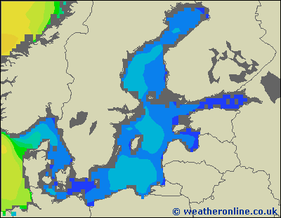 Morze Bałtyckie SE - wysokości fali morskiej - śro., 22.05. 02:00 CEST