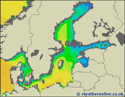 Przegląd - wysokości fali morskiej - śro., 18.09. 02:00 CEST