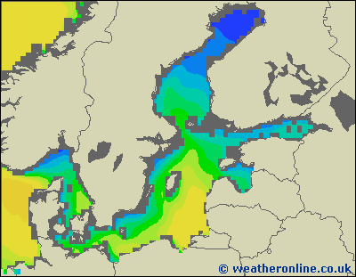 Przegląd - wysokości fali morskiej - śro., 18.09. 20:00 CEST