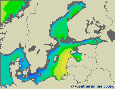 Przegląd - wysokości fali morskiej - pt., 20.09. 02:00 CEST