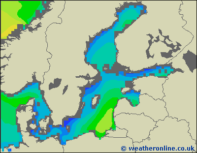 Przegląd - wysokości fali morskiej - pt., 20.09. 08:00 CEST