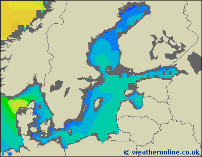 Przegląd - wysokości fali morskiej - pt., 20.09. 20:00 CEST