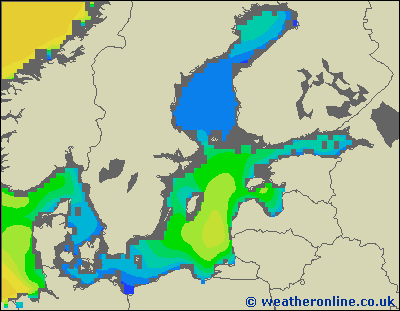 Przegląd - wysokości fali morskiej - wto., 28.01. 19:00 CET