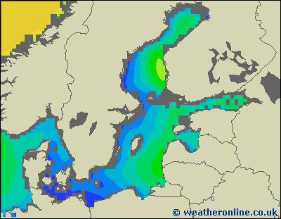 Morze Bałtyckie SE - wysokości fali morskiej - nie., 05.04. 02:00 CEST