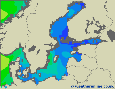Morze Bałtyckie SE - wysokości fali morskiej - pt., 05.06. 20:00 CEST