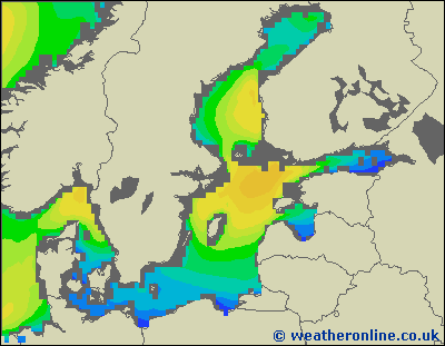 Morze Bałtyckie SE - wysokości fali morskiej - nie., 07.06. 02:00 CEST