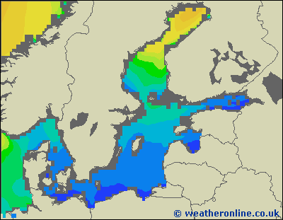 Morze Bałtyckie SE - wysokości fali morskiej - nie., 07.06. 20:00 CEST