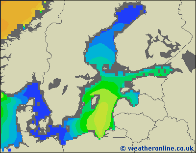 Morze Bałtyckie N - wysokości fali morskiej - so., 28.11. 01:00 CET