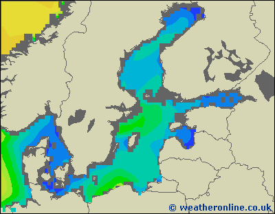 Zatoka Botnicka - wysokości fali morskiej - pt., 29.01. 07:00 CET