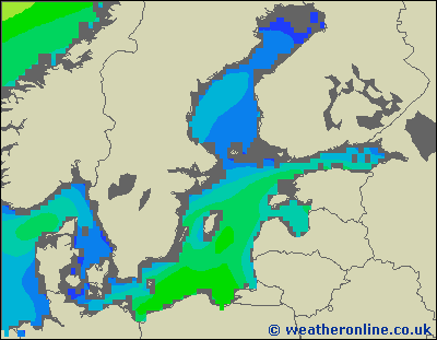 Morze Bałtyckie SE - wysokości fali morskiej - pt., 16.04. 14:00 CEST