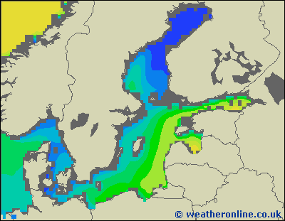 Morze Bałtyckie SE - wysokości fali morskiej - wto., 04.10. 02:00 CEST