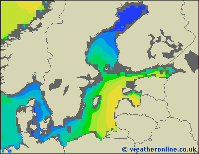 Morze Bałtyckie SE - wysokości fali morskiej - wto., 04.10. 08:00 CEST