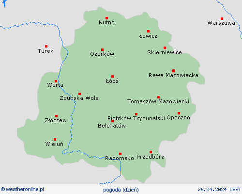 przegląd  Polska mapy prognostyczne