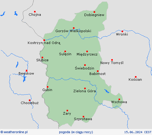 przegląd  Polska mapy prognostyczne