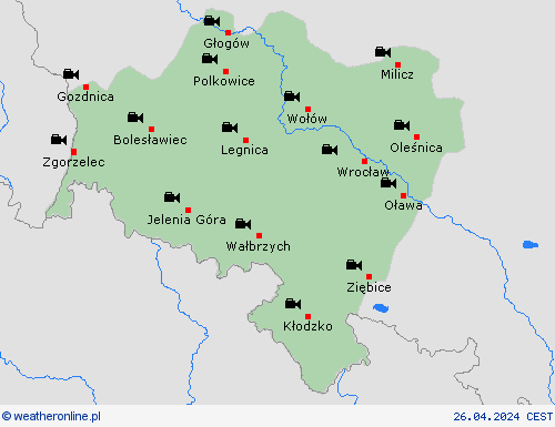 webcam  Polska mapy prognostyczne