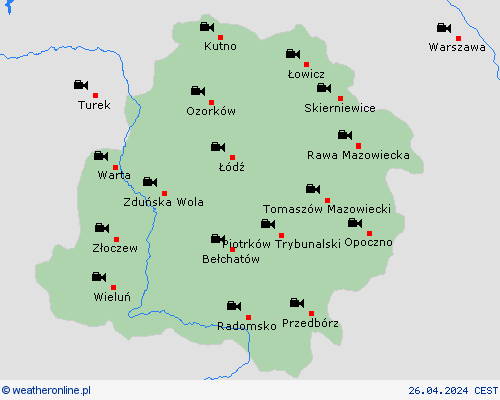 webcam  Polska mapy prognostyczne