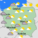 pogoda bieżąca Polska