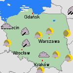 pogoda bieżąca Polska